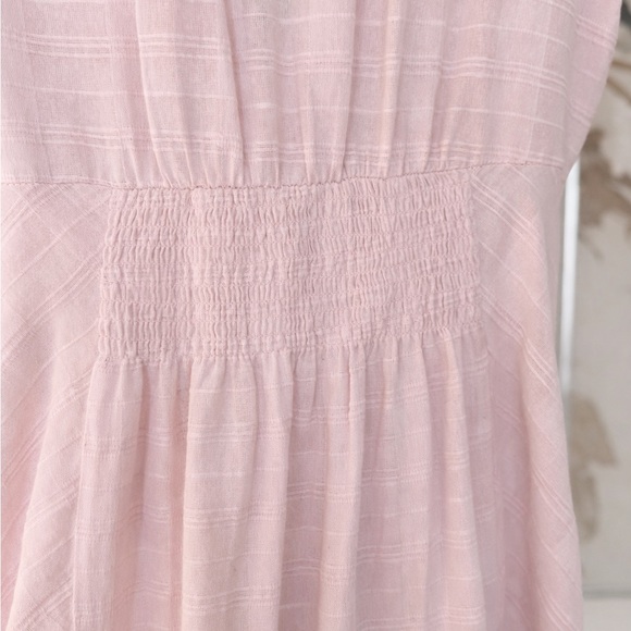 Free People Light Pink In Town Midi Dress - Picture 6 of 9